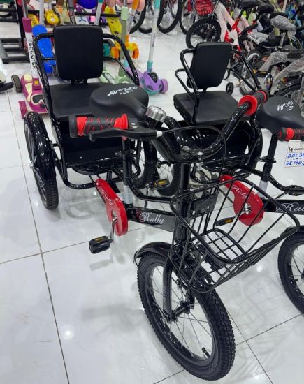 صورة دراجة 3 كفرات كرسيين مقاس 14،16